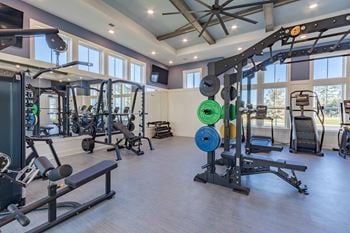 Fitness studio with yoga studio